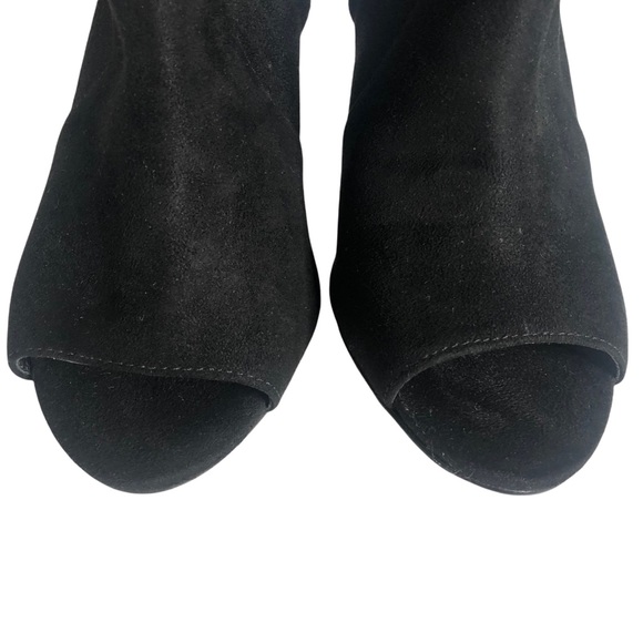 Nine West Lettie Knee High Peep Toe Boot Size 7 1/2 - Picture 4 of 10